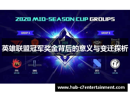 英雄联盟冠军奖金背后的意义与变迁探析